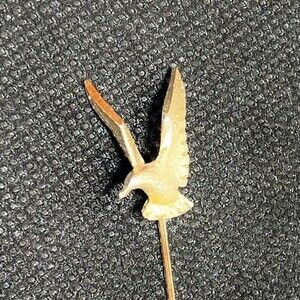 American Eagle Gold Lapel Stick Pin with Cap included